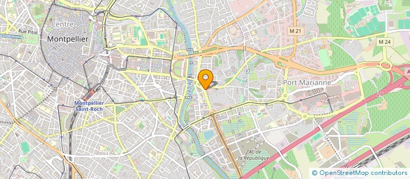 localisation de l'entreprise ABBEY-IMMO.COM à MONTPELLIER