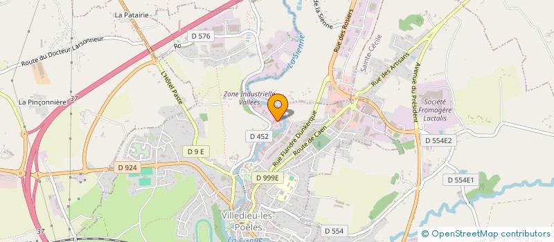 localisation de l'entreprise ABBI  VILLEDIEU-LES-POELES-ROUFFIGNY