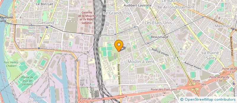 localisation de l'entreprise ABBI DIGITAL  VENISSIEUX