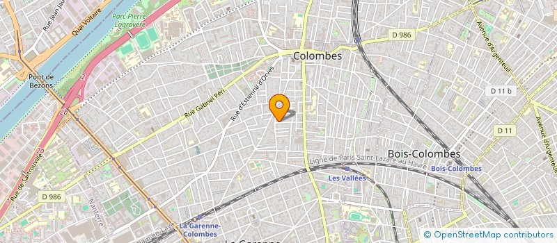 localisation de l'entreprise ABBIL à COLOMBES