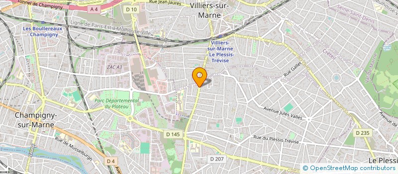 localisation de l'entreprise ABBIRHAME à CHAMPIGNY-SUR-MARNE