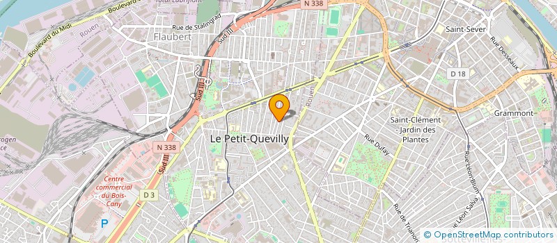 localisation de l'entreprise ABBIVERT  LE PETIT-QUEVILLY