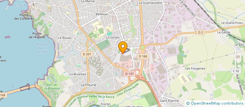 localisation de l'entreprise ABBO HOLDING  SAINT-MALO