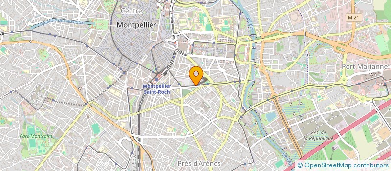 localisation de l'entreprise ABBOT DISTRIBUTION  MONTPELLIER