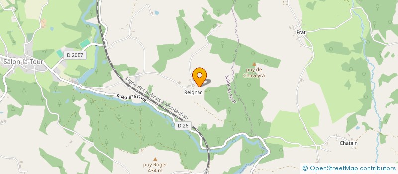 localisation de l'entreprise ABBOTT ET FILS  SALON-LA-TOUR