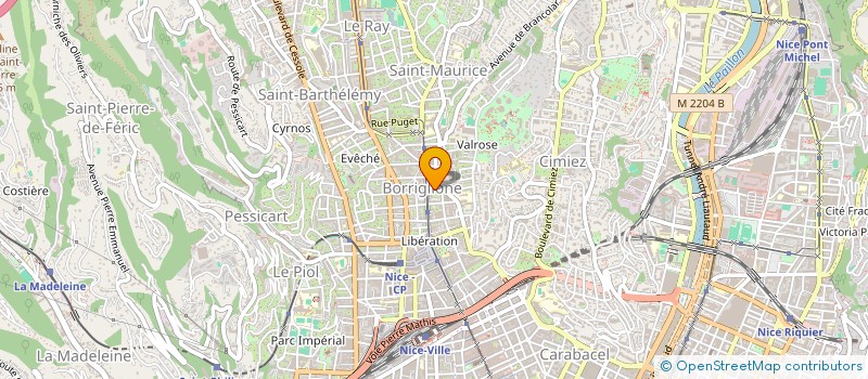 localisation de l'entreprise ABBOU à NICE