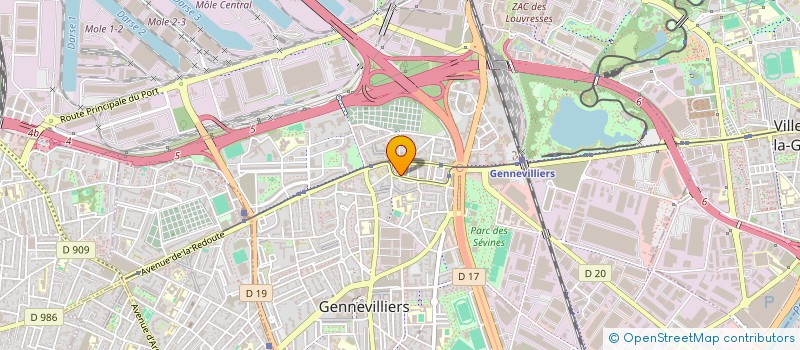 localisation de l'entreprise ABBOU NOUASS  GENNEVILLIERS