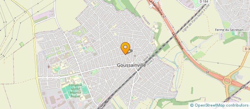 localisation de l'entreprise ABBS  GOUSSAINVILLE