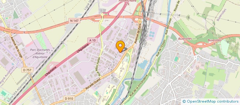 localisation de l'entreprise ABBS HABITAT POITIERS  POITIERS