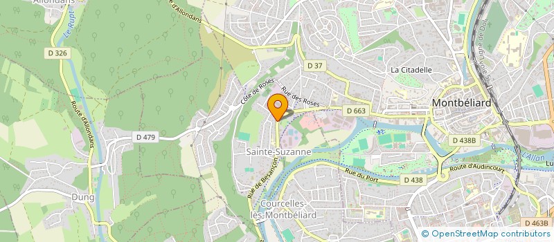 localisation de l'entreprise ABBY  SAINTE-SUZANNE