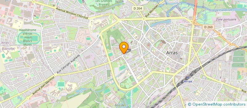 localisation de l'entreprise ABBY. à ARRAS