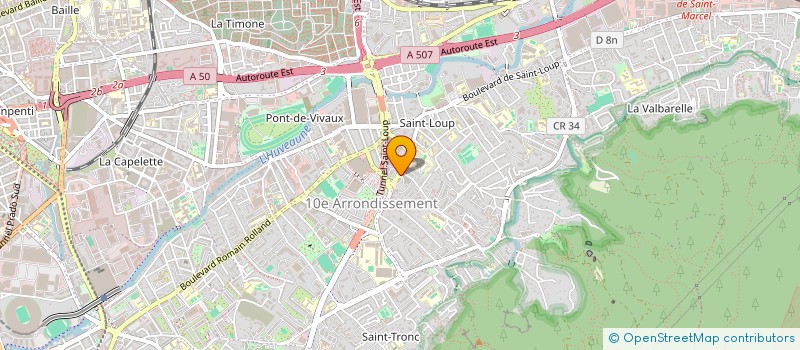 localisation de l'entreprise ABBY IMMO à MARSEILLE