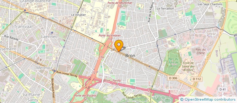 localisation de l'entreprise ABBYLOS à BRON