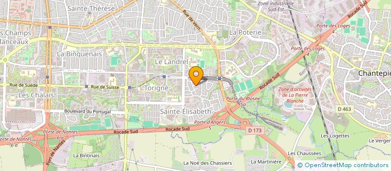 localisation de l'entreprise ABC à RENNES