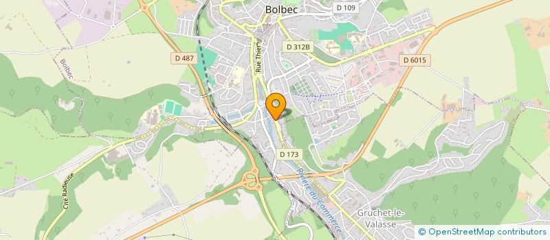 localisation de l'entreprise ABC  BOLBEC