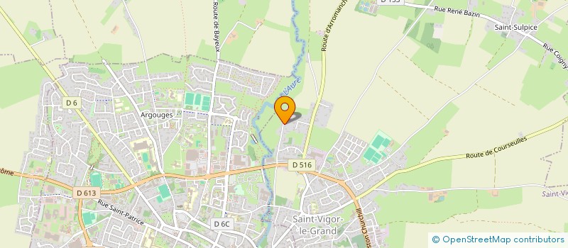 localisation de l'entreprise ABC  SAINT-VIGOR-LE-GRAND