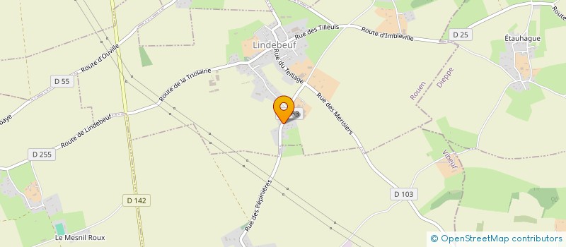 localisation de l'entreprise ABC  SAUSSAY