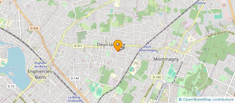 localisation de l'entreprise ABC  DEUIL-LA-BARRE