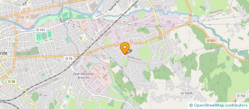 localisation de l'entreprise ABC  MALEMORT