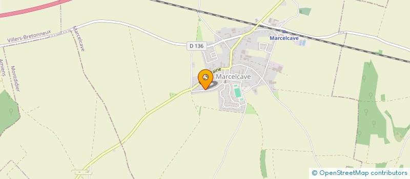 localisation de l'entreprise ABC à VILLERS-BRETONNEUX