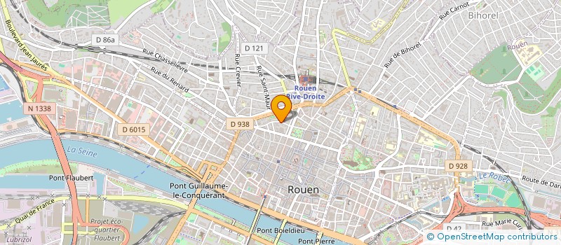 localisation de l'entreprise ABC à ROUEN