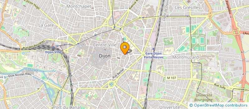 localisation de l'entreprise ABC à DIJON