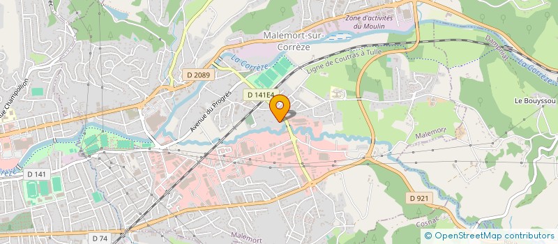 localisation de l'entreprise ABC  MALEMORT