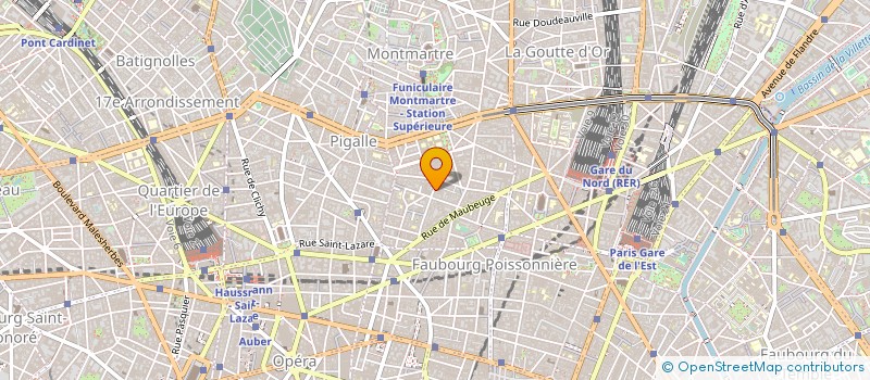 localisation de l'entreprise ABC à PARIS