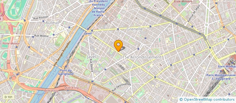 localisation de l'entreprise ABC  PARIS