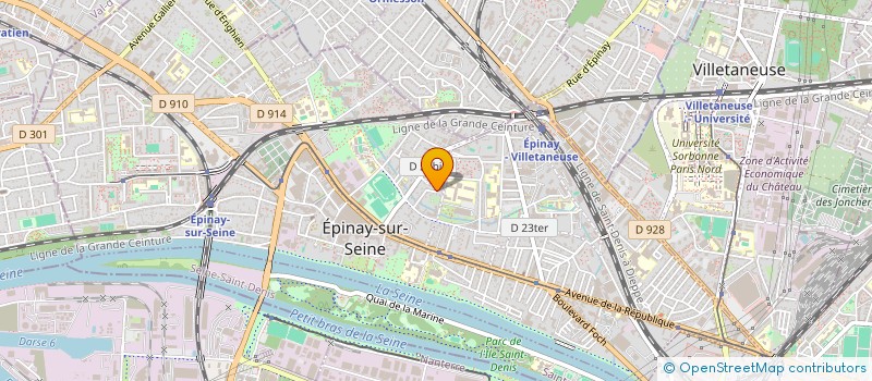 localisation de l'entreprise ABC à EPINAY-SUR-SEINE