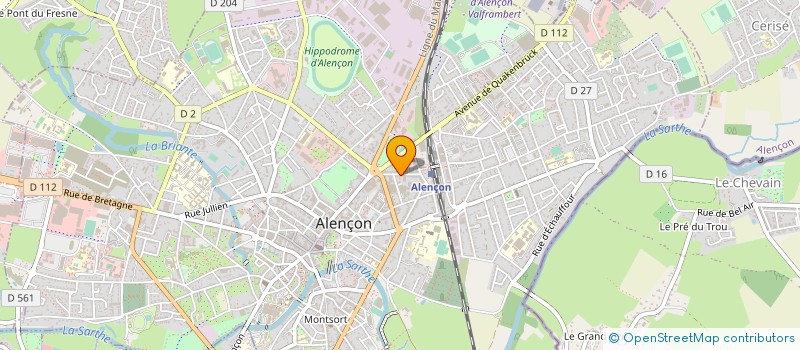 localisation de l'entreprise ABC 61 AU BON CINEMA à ALENCON
