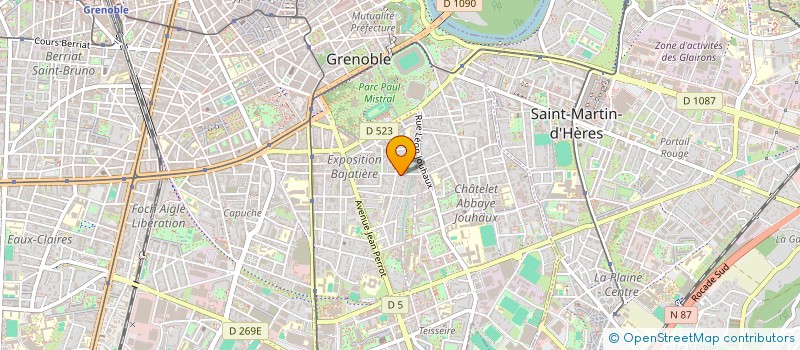 localisation de l'entreprise ABC à GRENOBLE