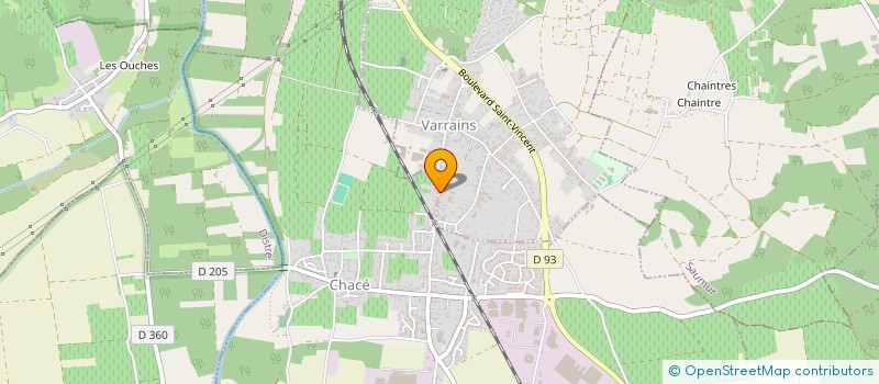 localisation de l'entreprise ABC  VARRAINS