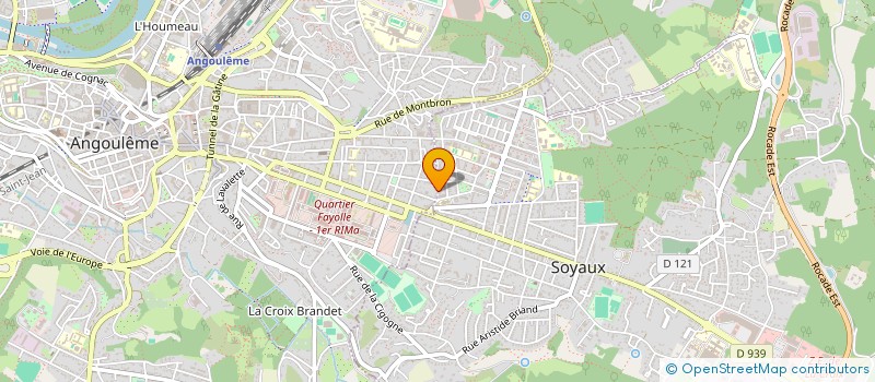 localisation de l'entreprise ABC à ANGOULEME
