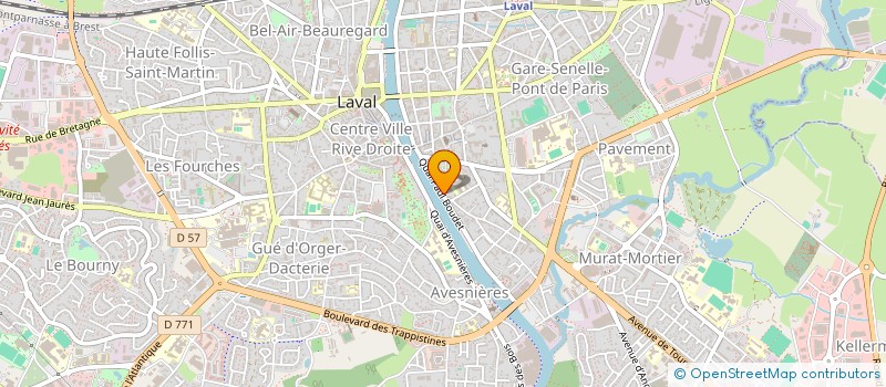 localisation de l'entreprise ABC à LAVAL
