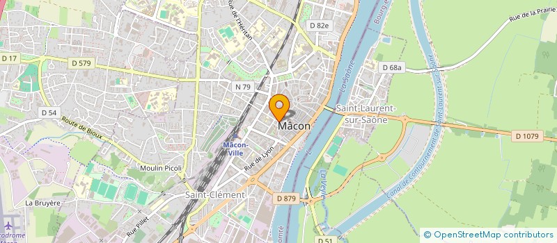 localisation de l'entreprise ABC à MACON