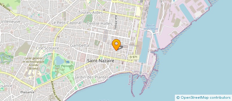 localisation de l'entreprise ABC  SAINT-NAZAIRE