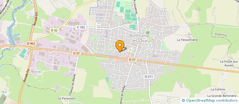 localisation de l'entreprise ABC  BONCHAMP-LES-LAVAL