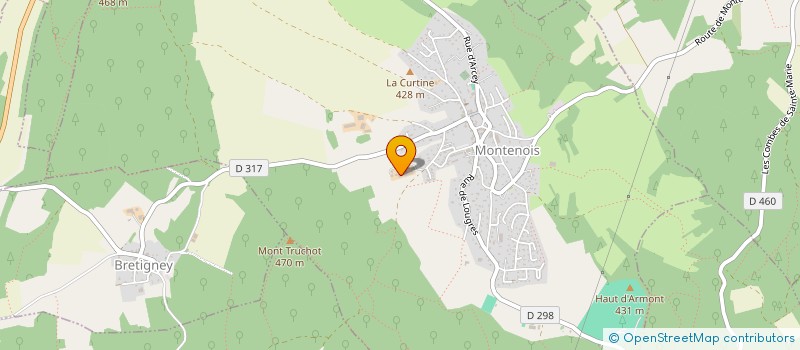 localisation de l'entreprise ABC  MONTENOIS