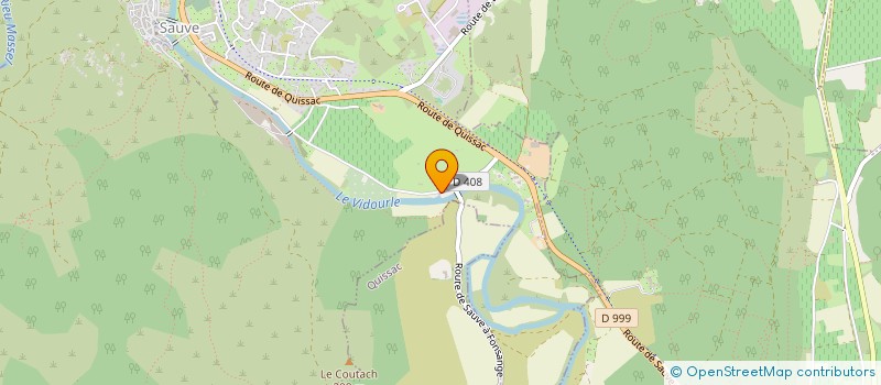 localisation de l'entreprise ABC  SAUVE