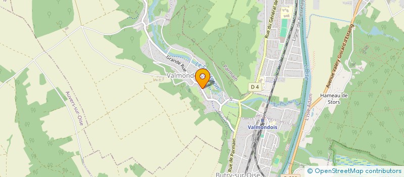 localisation de l'entreprise ABC  VALMONDOIS