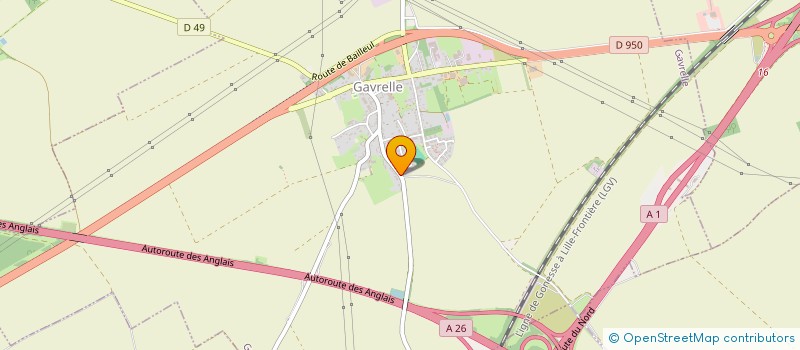 localisation de l'entreprise ABC  GAVRELLE