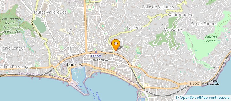 localisation de l'entreprise ABC ABASUD à CANNES