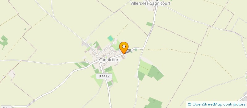 localisation de l'entreprise ABC AGRI  CAGNICOURT