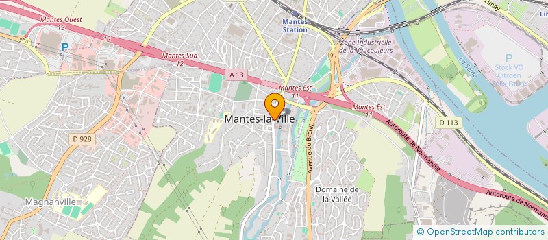 localisation de l'entreprise ABC AMBULANCES à MANTES-LA-VILLE