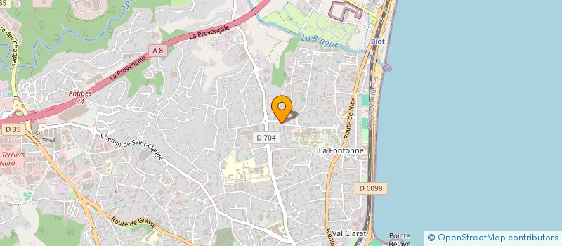 localisation de l'entreprise ABC ANTIBES ACADEMY à ANTIBES