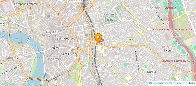 localisation de l'entreprise ABC - ASSOCIATION BRESILIENNE CULTURELLE  TOULOUSE