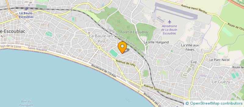 localisation de l'entreprise ABC ATELIER  LA BAULE-ESCOUBLAC