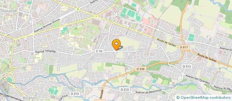 localisation de l'entreprise ABC ATELIER BATI CONSEILS  BIZANOS