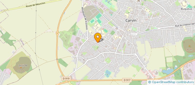 localisation de l'entreprise ABC AUTO LOCATION à CARVIN